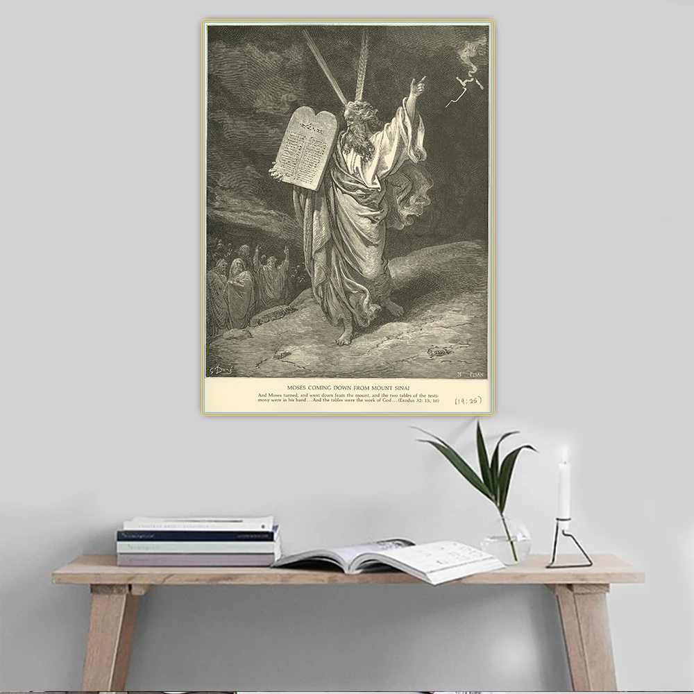 

Citon Gustave Dore Holy Writ The Holy Bible illustration Stories Canvas Oil Painting Picture Background Decor Home Decoration