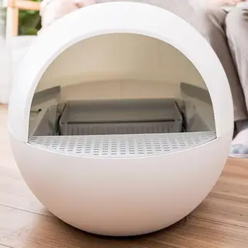 

Automatic Cat Litter Basin Anti-splash Intelligent Cat Toilet Electric Cleaning Cat Litter Basin Cat Eggs Shovel Feces Cat Toile