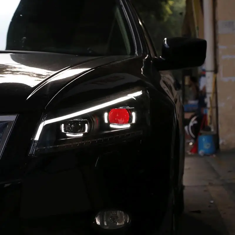 Стайлинг Drl Авто Assessoires боковой указатель поворота светодиодные наружные фары автомобиля фары в сборе 08 09 10 11 12 13 для Honda Accord