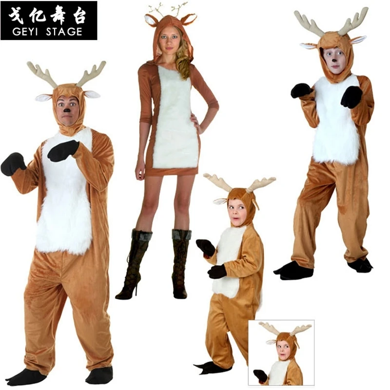 santa reindeer costume