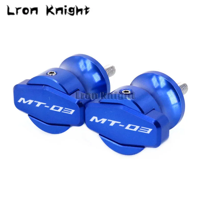 For YAMAHA MT-03 MT-25 MT03 MT25 MT 03 MT 25 Motorcycle CNC Frame Stands M6 Screws sliders Swingarm Spools Slider 6MM