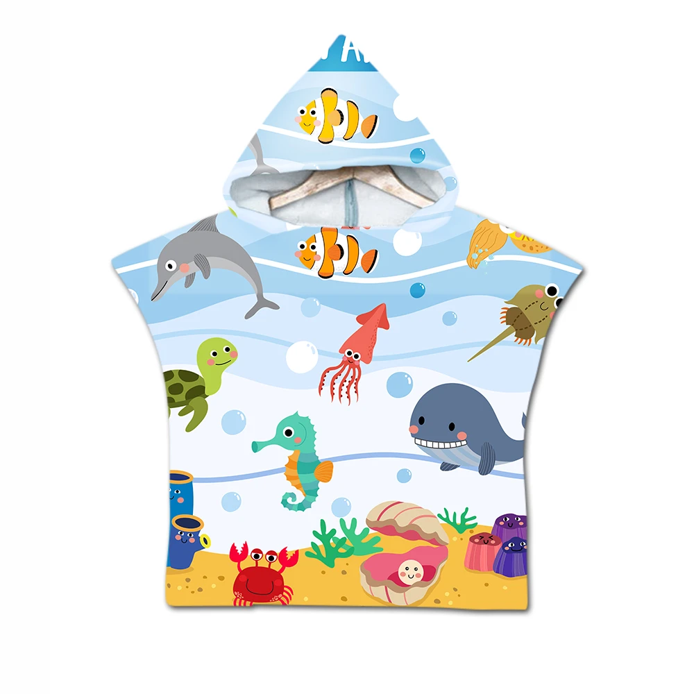 girls hooded bath towel