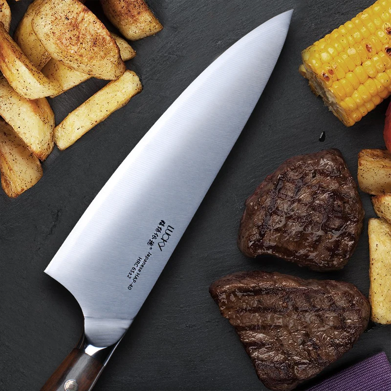  Chef Gyuto Knife Kitchen Japanese HAP40 High Carbon Steel Super Sharp Cooking Cleaver Meat Fish Fil - 32849832285