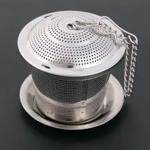 Ситечко для заварки чая из нержавеющей стали, фильтр для трав и специй