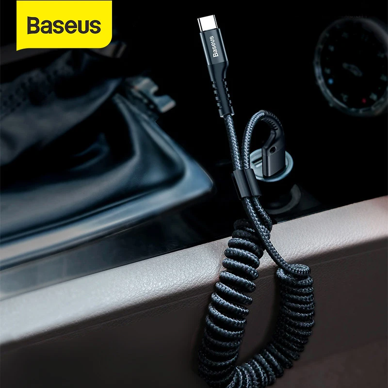 Кабель Baseus USB Type C для xiaomi mi 9 8 a2 стайлинга автомобилей Мобильный телефон 2A