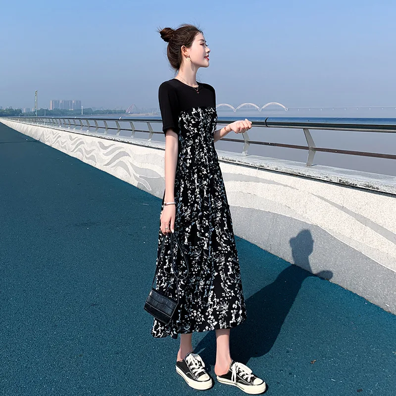 

Dresses Women Clothing Clothes Casual A-Line Floral Short Ankle-Length Dress for Women Y2k Dress Sexy Dress