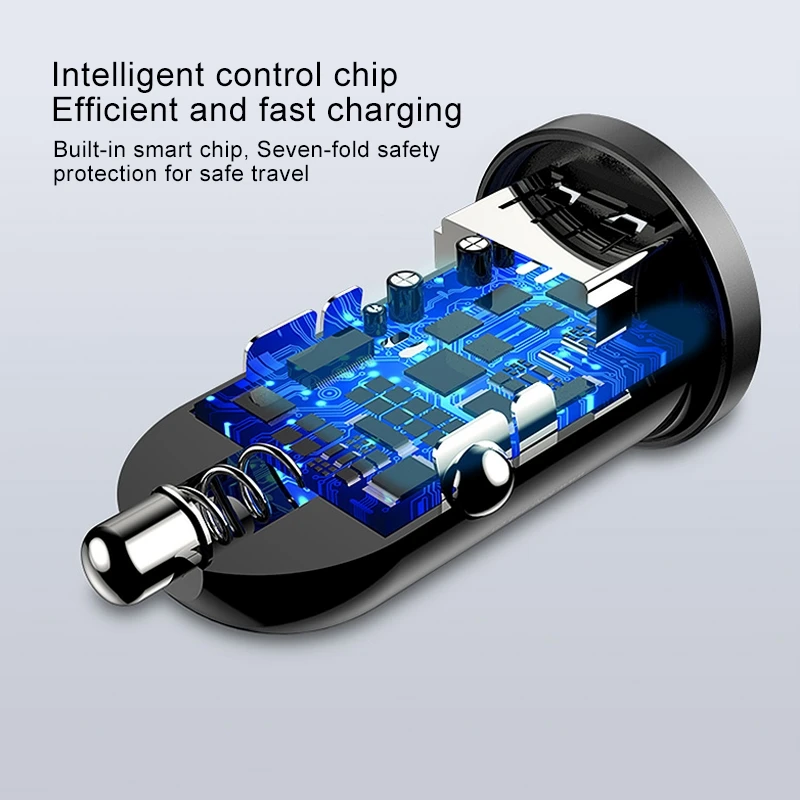 TOTU телефон usb зарядный кабель мини двойной USB Автомобильное зарядное устройство для мобильного телефона