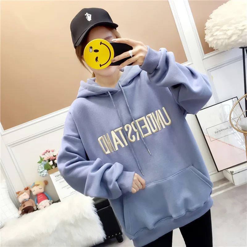 Модный спортивный костюм с буквенным принтом толстовки свободный осенний