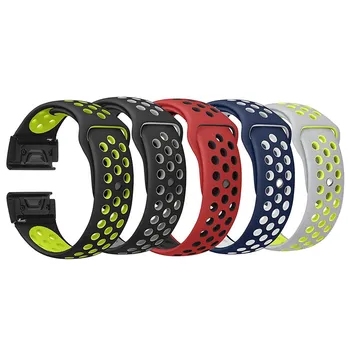 

22mm Silicone Quick Fit Bands For Garmin Fenix 5 Wrist belt Bracelet strap for Garmin Smart watch Watchband