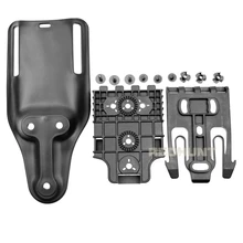 Kit de sistema de bloqueio rápido com qls 19 e qls 22 polímero caça arma coldre glock 17/usp/m9 cinto plataforma conjunto