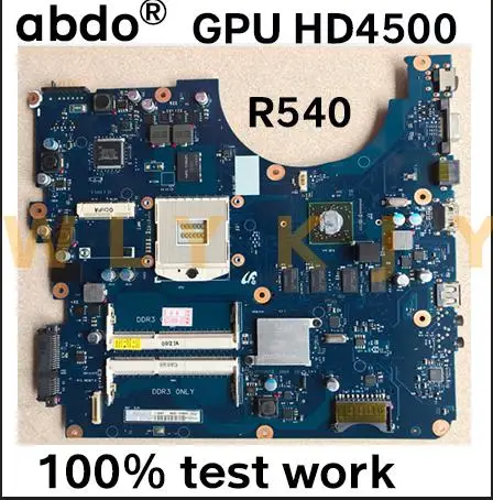 BREMEN2-L BREMEN-VE para Samsung R540 NP-R540 placa base de computadora portátil GPU HD4500 BA41-01285A BA92-06626A BA92-06626B 100% probado