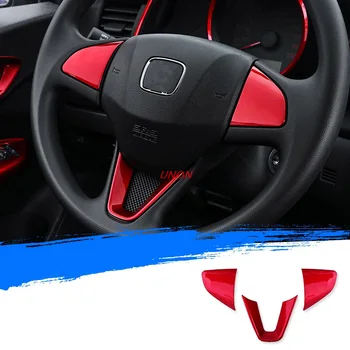 

Car steering wheel trims for Honda Fit 2014-2018 3rd generation Steering wheel Button frame cover trim