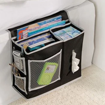 

Tablet Sofa Home Magazines TV Remote Multi Pockets Bedside Multipurpose Foldable Cellphone Storage Bag