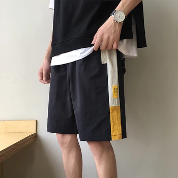 

2020 Summer Shorts Men Casual Hip Hop Patchwork Male Short Homme Fashion Clothing Men's Shorts 4XL 5XL
