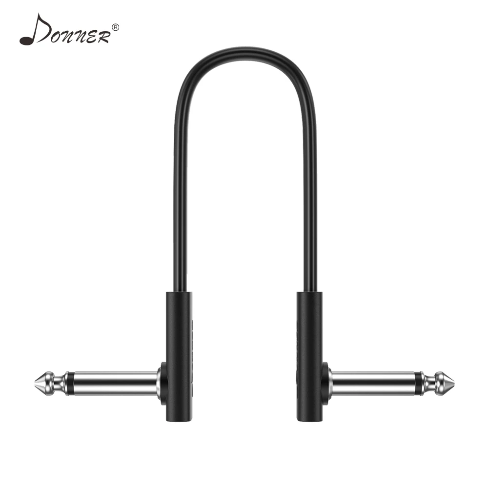 

3/6Pcs Guitar Pedal Patch Audio Cable Right Angle 15/30cm Guitar Effect Pedal Cable Link Wire Cord Accessories New