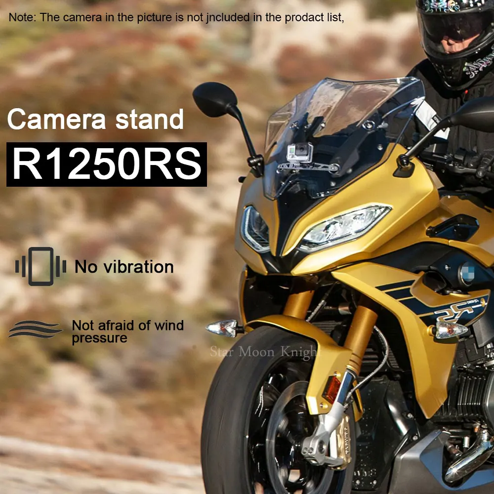 Fit For BMW R1250RS R 1250 RS Motorcycle Accessories Driving Recorder BikeGP Recorder Holder For GoPro Camera Bracket CamRack