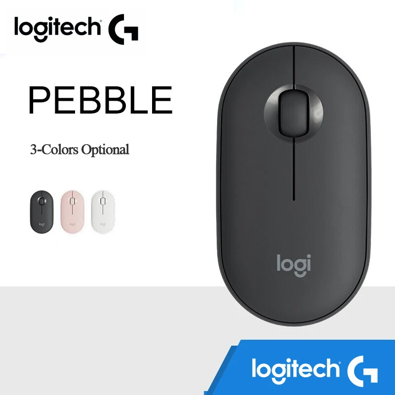 Беспроводная bluetooth-Мышь Logitech PEBBLE портативная мышь с двойным подключением для