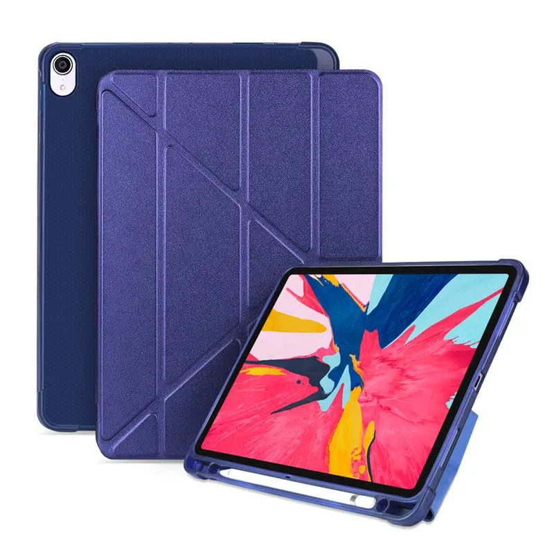 

Leather TPU Case Smart Cover For iPad Pro 11 Case 2020 & 2018 Case Stand Funda Silicone Tablet Case Protective Case KS0651