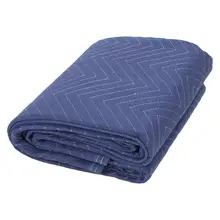 Движущиеся упаковочные одеяла износостойкие одеяла стеганые транспортировочные мебельные подушечки синие и черные# 4O