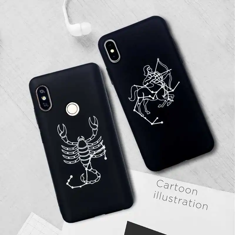 

Fashion Zodiacal Pattern Soft TPU 5.99"For Xiaomi Redmi Note 5 Case For Redmi Note 5 Pro Cell Phone Case Cover