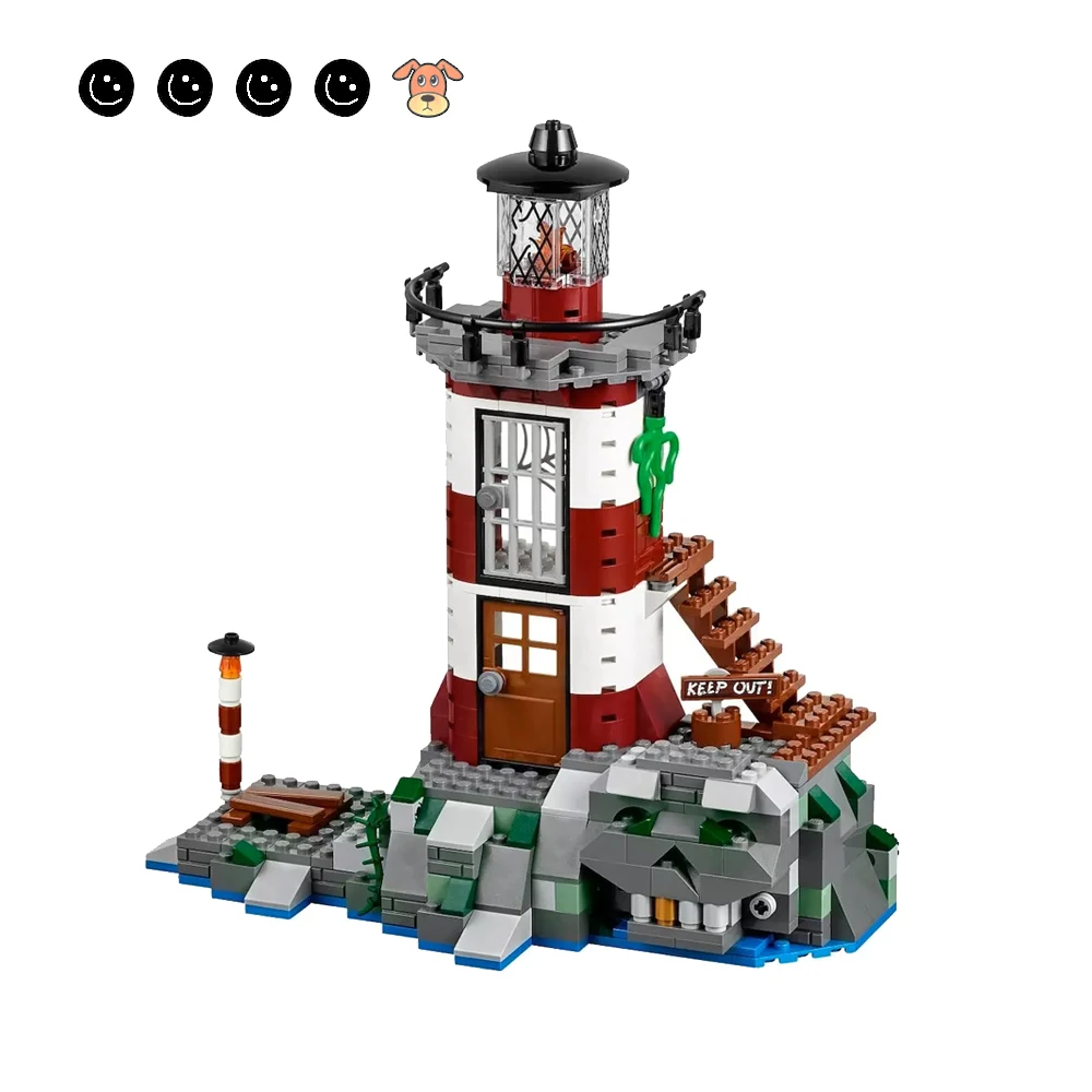 Tanie Nadające się do 75903 Scooby Doo Haunted Lighthouse zestaw zwierząt pies figurka mini Bela 10431 budynku klocki dla dzieci prezenty