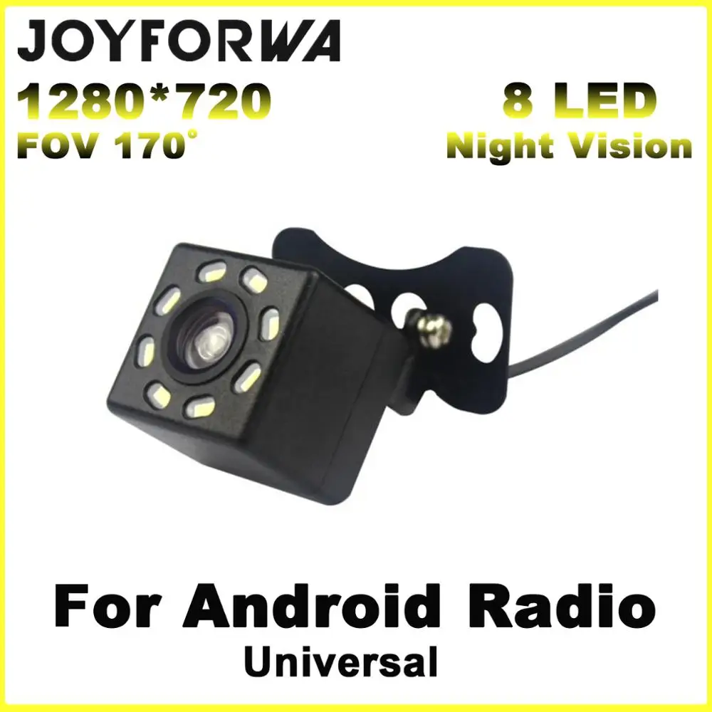 

Car Rear View Vehicle Camera 1280*720 Auto Backup 8LED HD Night Version Reversing Parking Waterproof IP67 Wide-angle 170