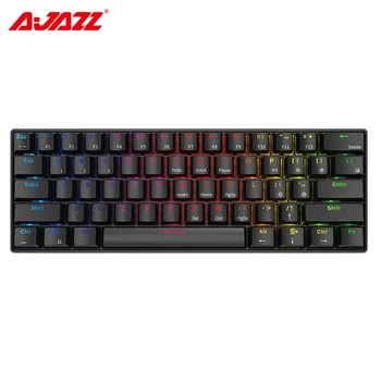 

Ajazz i610T Wireless Wired Dual Mode Mechanical Keyboard RGB Backlight 61 Keys Gaming Keyboard Bluetooth Type C Dual Connection