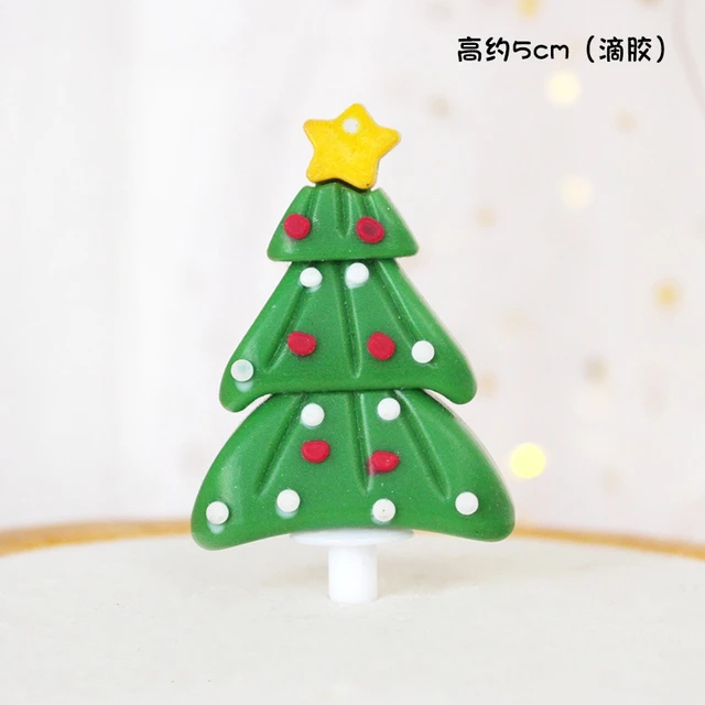 Merry Christmas Cake Toppers Santa Claus Doll Cake Decor Angel Doll Cupcake Topper 2021 Merry Christmas Decor for Home Noel cake topper