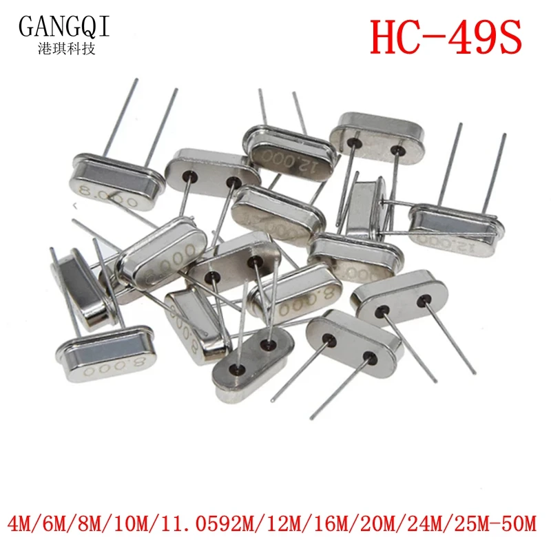 Ceramic Crystal Oscillator 10pcs hc-49s 16MHz Quartz Resonator 4Mhz 6Mhz 8Mhz 12Mhz 16Mhz 20Mhz 24Mhz 4.000mhz 8.000mhz