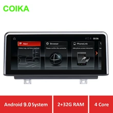 COIKA ips сенсорный Android 9,0 система автомобиля стерео плеер для BMW F22 F23 F45 F46 F87 13-17 gps Navi wifi Google SWC 2+ 32G ram wifi