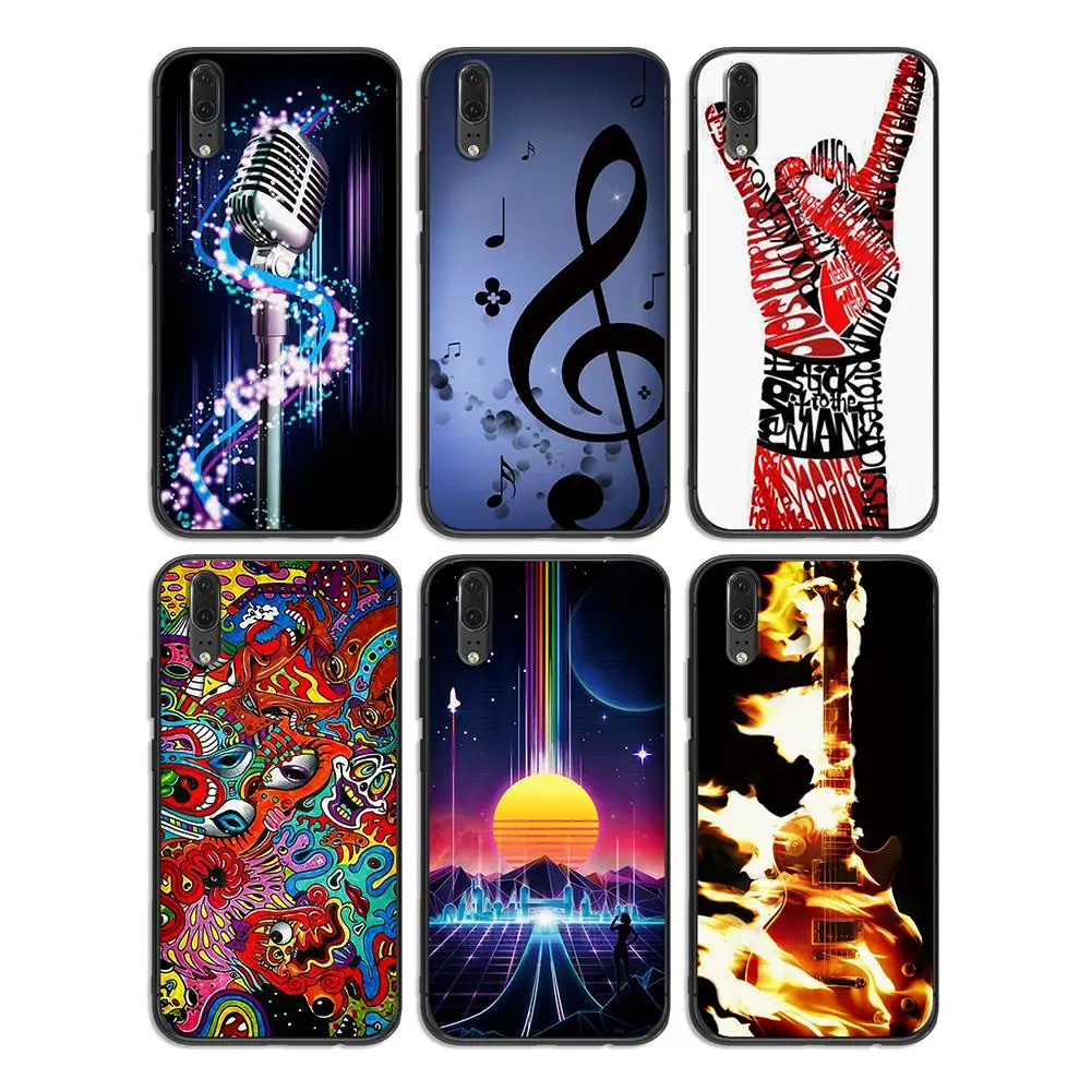 Чехол Rock Elements для huawei Y6 Y7 Y9 Prime Nova 2i 3 4 3i Lite mate 10 20 Pro Черный силиконовый чехол |