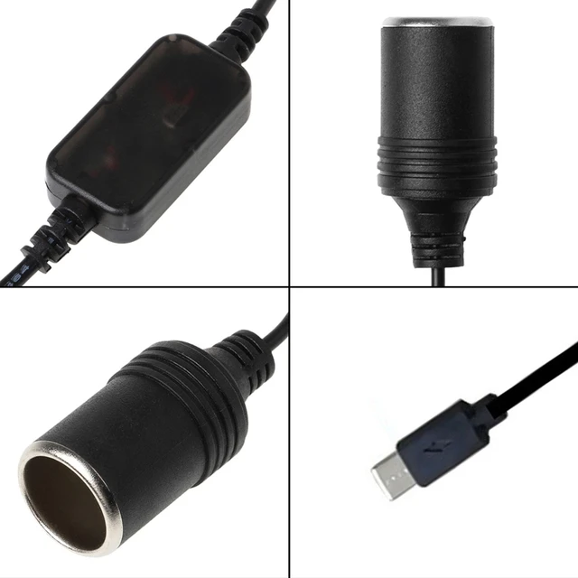 65 W USB C Auf 12 V Zigarettenanzünder Buchse Stecker Auf Buchse  Zigarettenanzünder Adapter Konverter Auto Elektronik Zubehör Auto  Zigarettenanzünder Adapter Konverter Strom Ladegeräte Ersatz: :  Elektronik & Foto