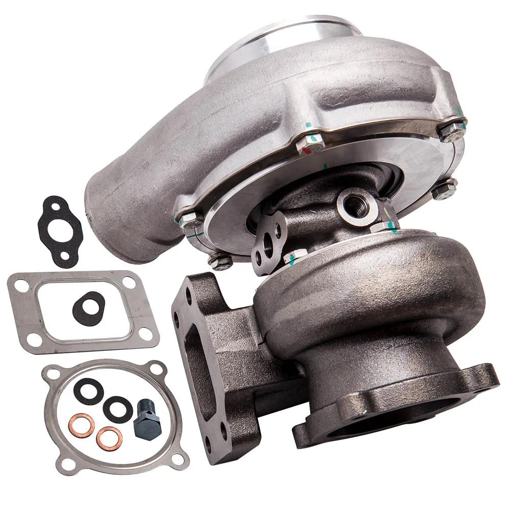 Street GT35 GT3582 Universal Turbo Anti-Surge T3 Flange 4 Bolts Turbocharger Compressor Turbine Housing Perfect for 2.5L-6.0L | Автомобили