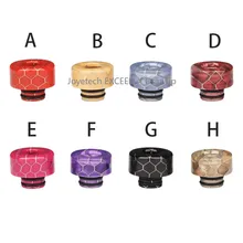 510 Cobra Смола капельного наконечника змеиной кожи эпоксидный мундштук для Uwell Nunchaku 2/HellVape MD RTA/Joyetech EXCEED X