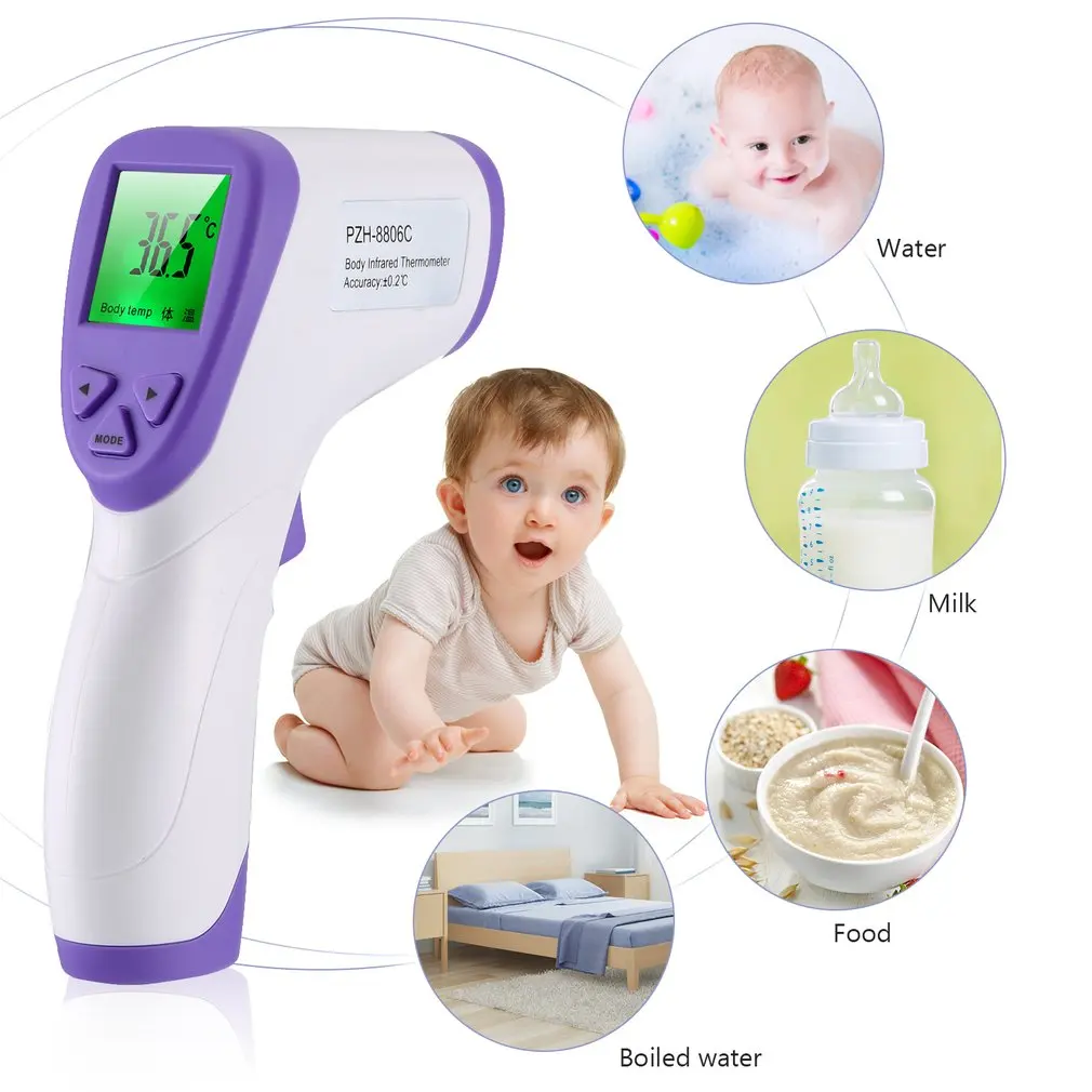 com display lcd digital ferramentas de medição de temperatura a laser