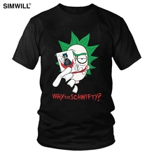 Забавная футболка Рика и Морти, Мужская футболка Джокера, топ с коротким рукавом, клоун, почему так швайфти, футболка, уличная одежда, хлопковая футболка