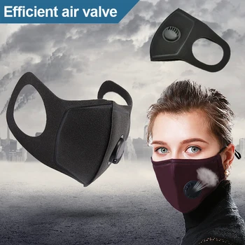 

Unisex Reusable Face Mask Carbon Filter Washable Anti Dust Mask Face Mouth Masks PM2.5 Dust Mask