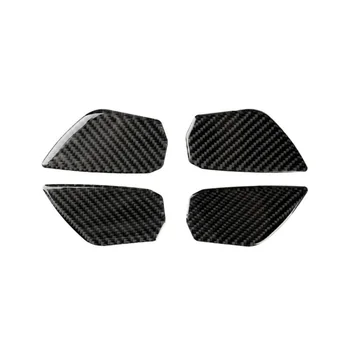 

Sticker Door Handle Bowl Cover Parts Carbon Fiber For Honda Civic 10th 2016-19 Carbon Fiber Black Brand New