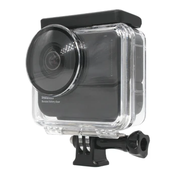 

Dual Lens Panoramic Waterproof Case for Insta360one R Camera Watertight Diving Case Camera Accessories Spare Parts