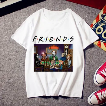 

2020 Summer New Arrival Harajuku Friendship Party T Shirt O-Neck Aesthetics TShirt Print Casual Short Sleeve Streetwear men Top