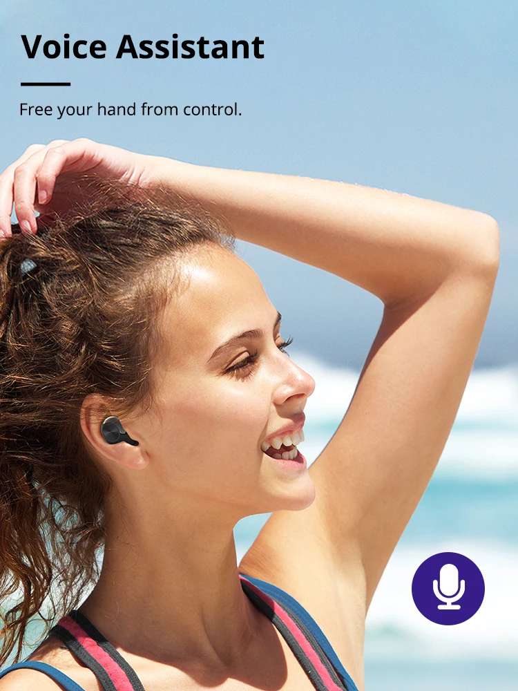 EWA Bluetooth Earphones Spunky Beat TWS Bluetooth Earphone QualcommChip Tech APTX Wireless Earbuds with CVC 8 0