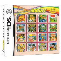 DS видеоигры картридж Консоли Карты Compilation все в 1 для nintendo DS 3DS 2DS - Цвет: 500 in 1