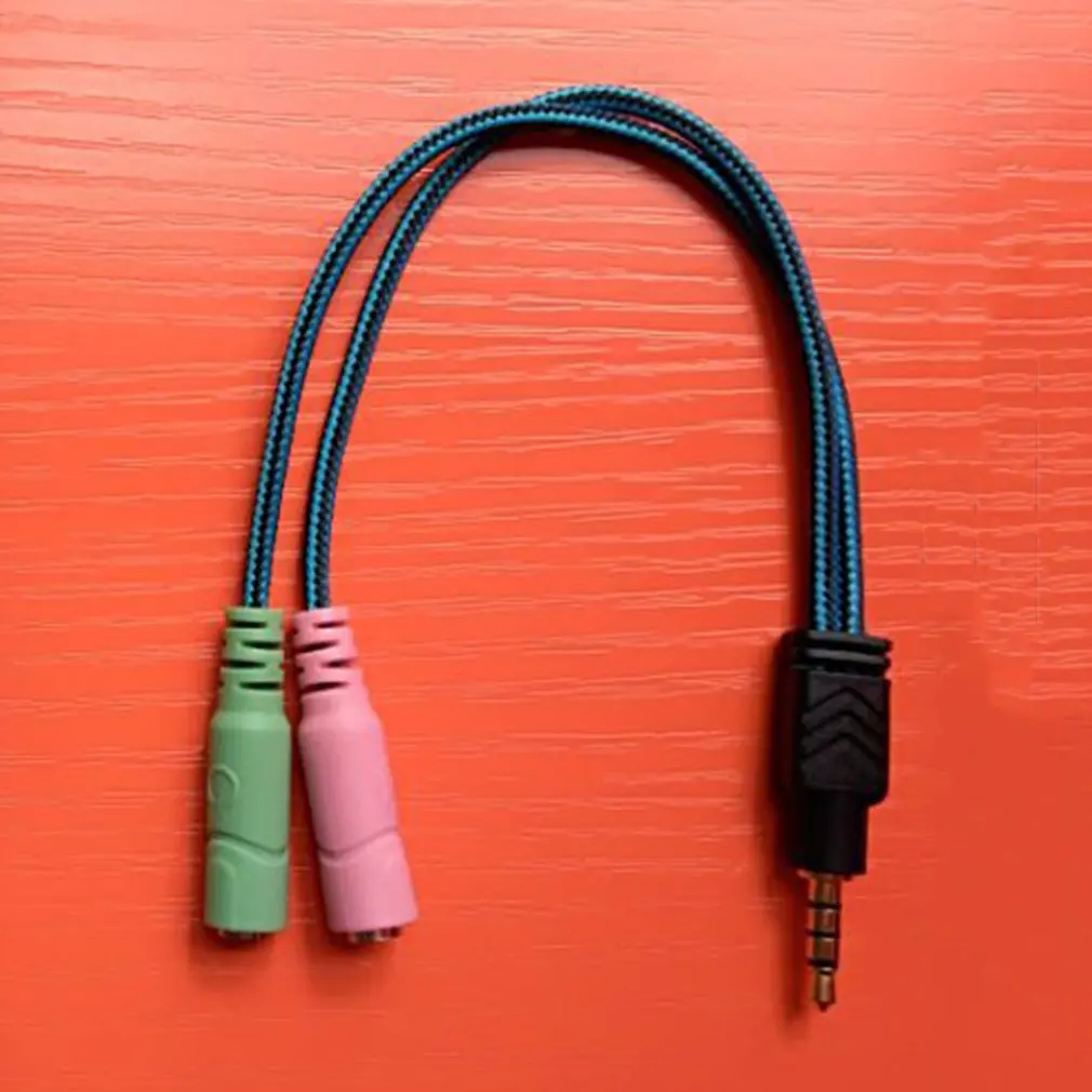 

3.5mm Audio Cable Phone Headset Computer Headset Microphone Combo Conversion Head Adapter Cable For Computer tablet mobile phone