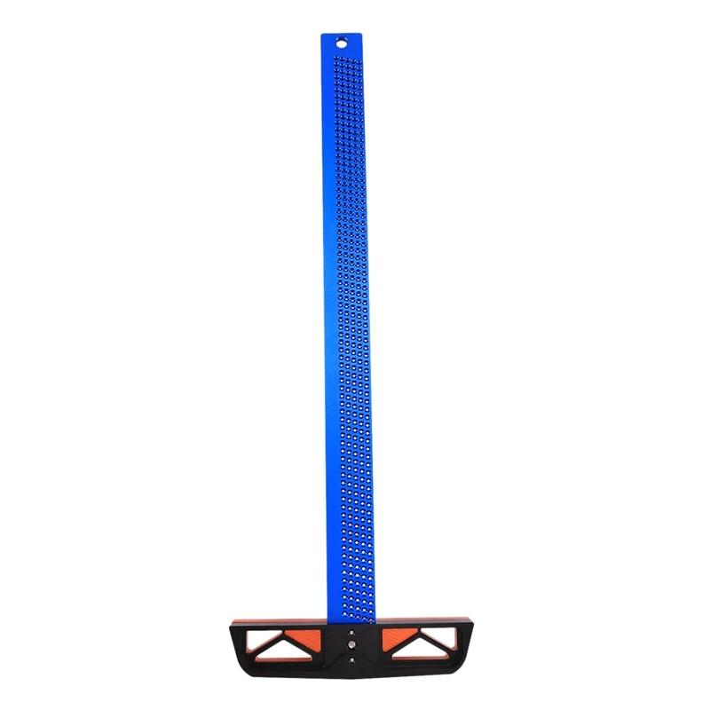 

Woodworking Scribe Angle Ruler T400 Aluminum T-Type Ruler Hole Scribing Gauge Crossed Feet Crossed-Out Measuring Tool