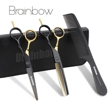 Профессиональные Парикмахерские ножницы Brainbow 5,5 дюйма/6,0 дюйма, японские Парикмахерские ножницы для филировки, стрижки, стрижки волос Профессиональные Парикмахерские ножницы Brainbow 5,5 дюйма/6,0 дюйма, японские Парикмахерские ножницы для филировки, стрижки, стрижки волос