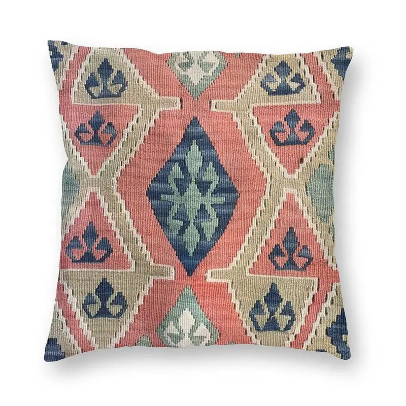 

Navaho Weave Turkish Ethnic Kilim Cushion Cover 45x45cm Decoration Printing Throw Pillow Case for Living Room Two Side