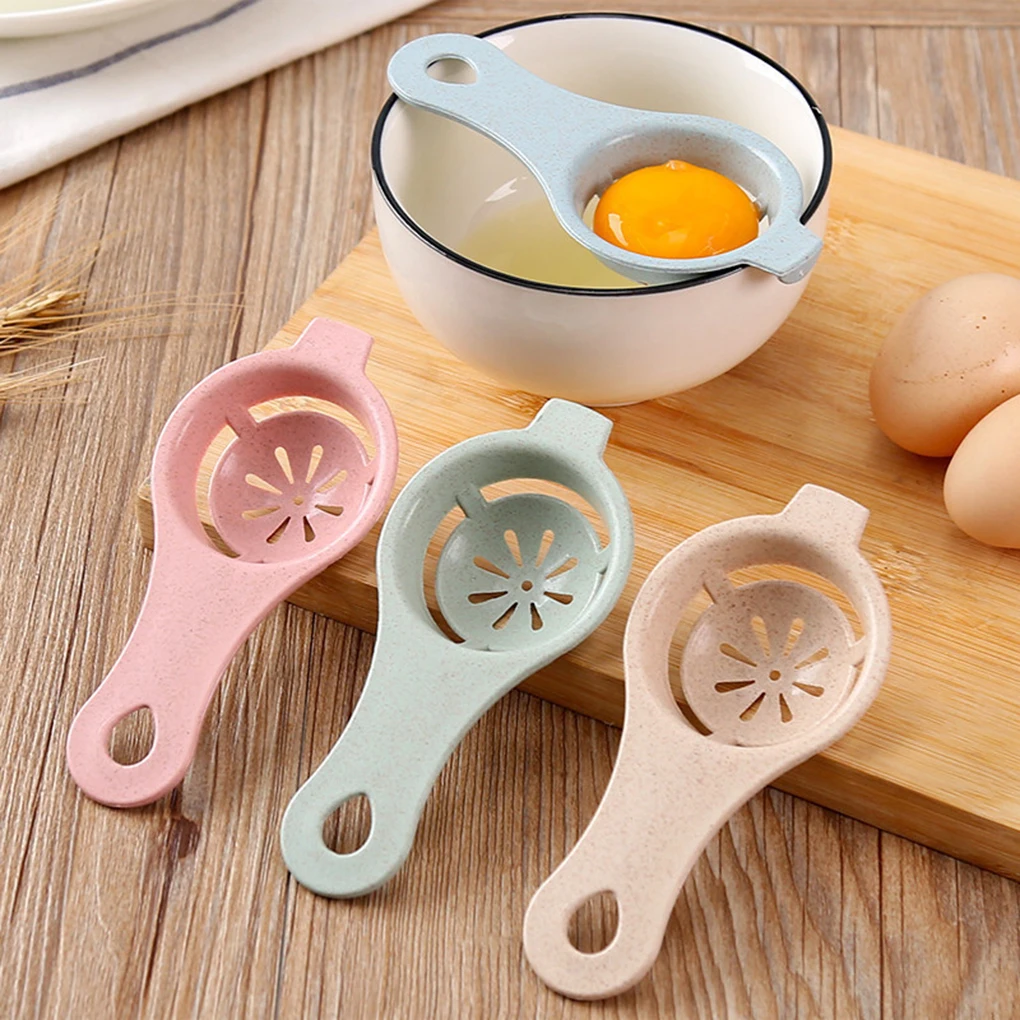 Egg Yolk Separator Tool Easy Cooking White Sieve Plastic Kitchen Gadget 