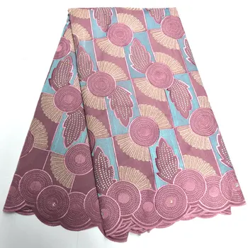 

New high quality voile lace Fashionable Swiss sheer cotton lace traditional African inspired fabric nice for occasional wear
