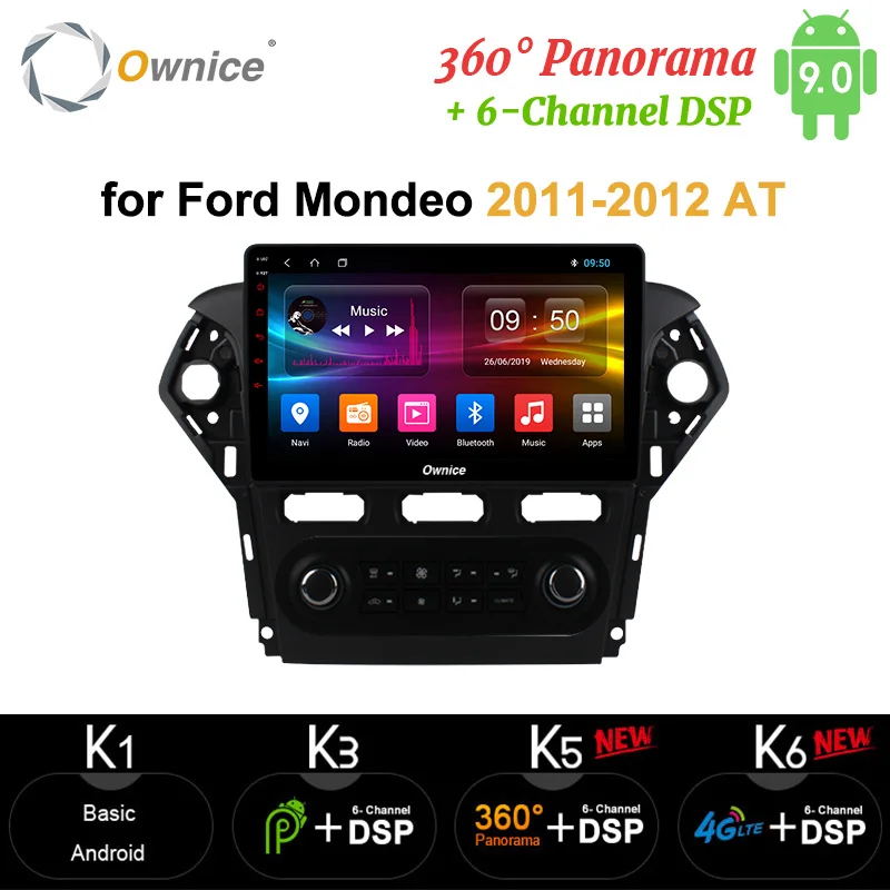 Ownice Octa Core Android 9 0 автомобильный 2 Din Радио DVD GPS Navi carplay DSP 4G LTE SPDIF Головной блок для Ford