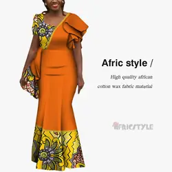 Африканские платья с принтом африканская традиционная одежда для женщин длинные африканские платья для свадьбы WY5375